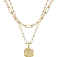 Beautiful Gold Layered Initial Necklaces (A-Z)