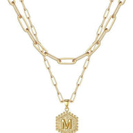 Beautiful Gold Layered Initial Necklaces (A-Z)
