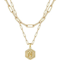 Beautiful Gold Layered Initial Necklaces (A-Z)