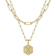 Beautiful Gold Layered Initial Necklaces (A-Z)
