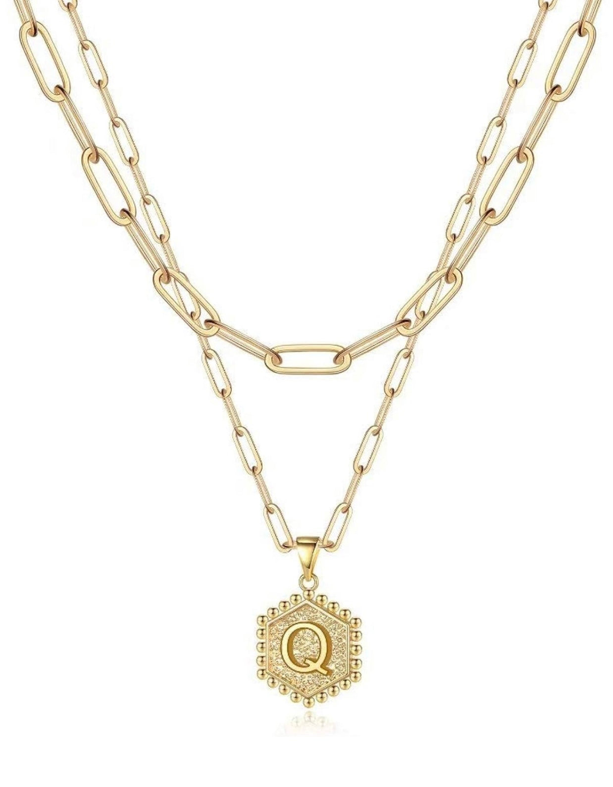 Beautiful Gold Layered Initial Necklaces (A-Z)
