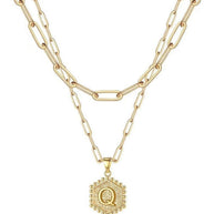 Beautiful Gold Layered Initial Necklaces (A-Z)