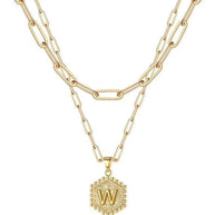 Beautiful Gold Layered Initial Necklaces (A-Z)