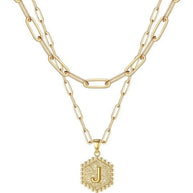 Beautiful Gold Layered Initial Necklaces (A-Z)