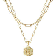 Beautiful Gold Layered Initial Necklaces (A-Z)
