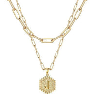 Beautiful Gold Layered Initial Necklaces (A-Z)