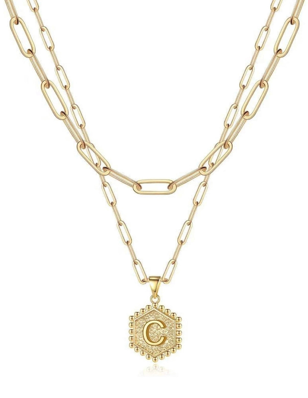 Beautiful Gold Layered Initial Necklaces (A-Z)