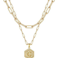 Beautiful Gold Layered Initial Necklaces (A-Z)