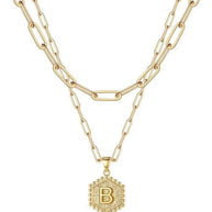 Beautiful Gold Layered Initial Necklaces (A-Z)
