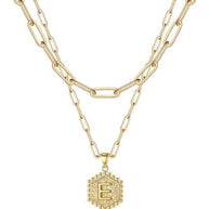Beautiful Gold Layered Initial Necklaces (A-Z)