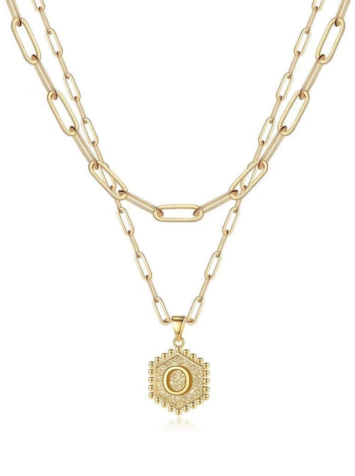Beautiful Gold Layered Initial Necklaces (A-Z)