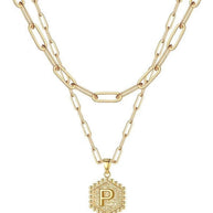 Beautiful Gold Layered Initial Necklaces (A-Z)