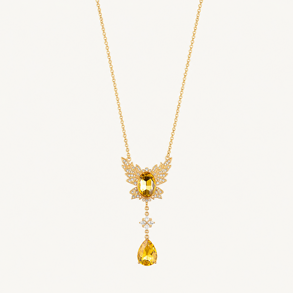 طقم أجنحة الكريستال الملكي، صورة للمنتج — S-0003-yellow — صورة 2